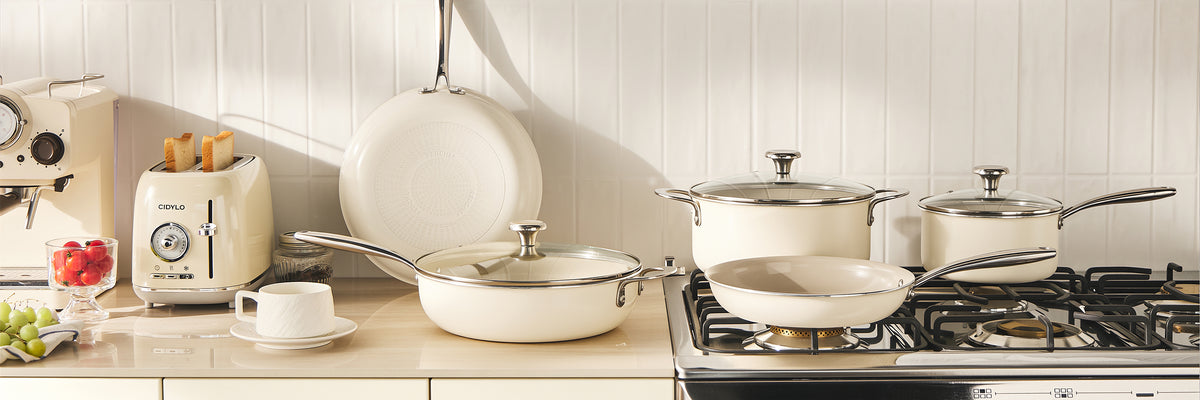 Ceramic Non-Stick Cookware: Non-Toxic Pots and Pans – RedChef