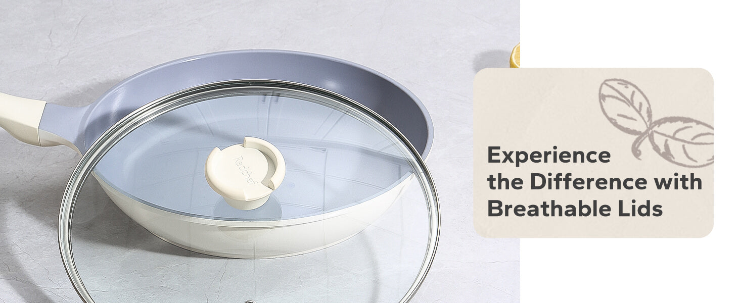 Redchef Pearl Collection Ceramic Non Stick Frying Pans - Thumbnail 3