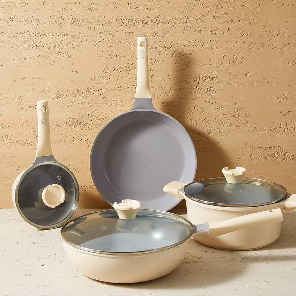 Ceramic Cookware Set, Nonstick Pots & Pans Set